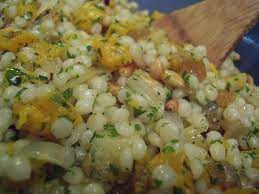 1 lemon, zest and juice 1 packed cup parsley leaves smoked paprika salt pepper. Couscous Salad W Squash Pickled Lemon Raisins Pine Nut Flickr