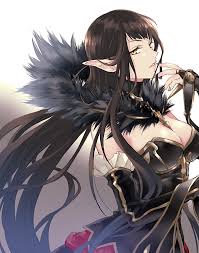 From assassins to giant killers, here are the top 20 anime girls with black hair! Fate Apocrypha Semiramis Anime Yellow Eyes Fur Black Dress Pointy Ears Assassin Of Red Semiramis Fate Anime