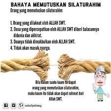 Friendship, strengthen ties, cultivate attitude. Mengeratkan Silaturahim In English