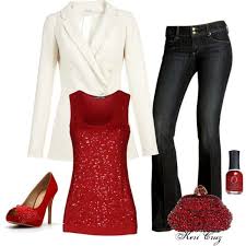Christmas Parties Are The Time To Dazzle It Gives Us The Perfect Excuse To Go Out Of The Way In Terms Casual Christmas Party Outfit Fashion Party Outfit Jeans