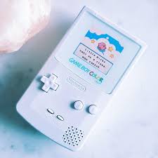 Custom White Gameboy Color Gameboy Game Inspiration Custom Consoles