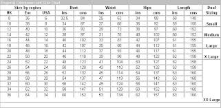 China And Us Clothing Size Chart Pakistan Shoe Size