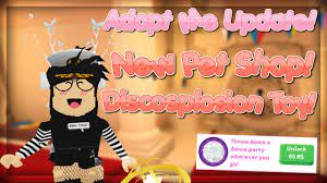 The dog was really hungry. Adopt Me New Discosplosion Item Pet Shop Update Secret Door Youtube