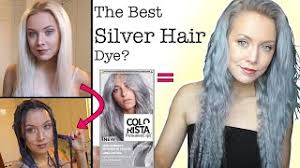 Pravana chromasilk vivids, guaranteed color durability and nutrition. Testing Loreal Colorista Silver Grey Permanent Gel Hair Dye Best Silver Hair Dye Ellie King Youtube