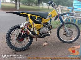 Sedangkan stroke up adalah menaikan langkah piston dengan cara merubah posisi poros piston di kruk as (big end) sehingga jarak main tma dan tmb lebih jauh. Modifikasi Trail Gtx Bebek Basis Mesin Yamaha Vega Setia1heri Com