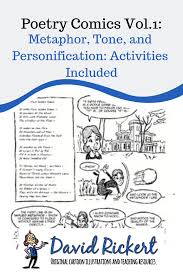 Poetry Comics Vol 1 Metaphor Tone And Personification Activities Included This Set Features Fa High School Activities Teaching Personification Activities