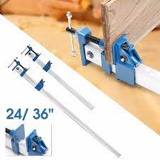 Clamps are lighter in weight and designed to be portable. T Bar Wood Clamps Diy Heavy F Clamp 24 36 For Woodworking Quick Release Fixture Sash Long Cramp Bench Wood Grip Clamps Aliexpress
