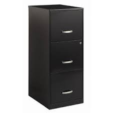 The drawers glide so smoothly, the cabinet is perfectly balanced, no tipping. Lorell 3 Drawers Steel Vertical Lockable Filing Cabinet Black Walmart Com Filing Cabinet Furniture Cabinet