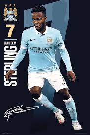 Стерлинг рахим / sterling raheem. Manchester City Fc Sterling 15 16 Poster Plakat Kaufen Bei Europosters