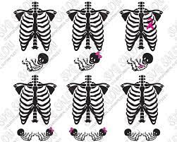Download Pregnant Skeleton Custom Diy Vinyl Maternity Shirt Decal Cutting File Set In Svg Eps Dxf Jpeg And Png Format
