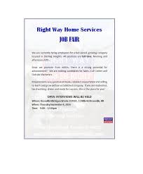 Right Way Home Services Will Be Interviewing At Our Roseville Office On 9 4 14 From 9 Noon Service Jobs Job Fair Growing Companies