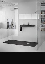 Главная ванная комната среднего размера в классическом стиле с фасадами. Shower Tray Uk Level Walk In Low Profile Coloured