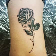 The artwork speaks for itself. Top 65 Best Rose With Stem Tattoo Ideas 2021 Inspiration Guide
