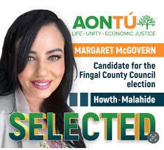 Margaret McGovern has been selected for the Howth-Malahide LEA. We are  approaching 60 Local Election Candidates already. Aontú is the only  organised opposition party. Join us