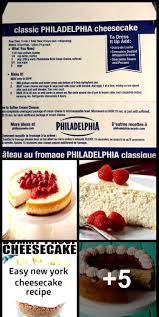 I looked all over for a cheesecake recipe for this size pan. Classic Philadelphia Cheesecake Recipe On Philadelphia Cream Cheese Box Classi Cheesecake Recipes Philadelphia Cheesecake Recipes Cheesecake Recipes Classic
