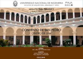 Monasterio de jesús, maría y josé, lima (650 m ←). Convento De San Pedro By Arquitectura Peruana 2 Issuu