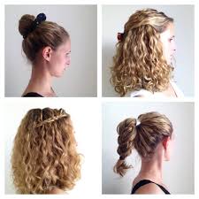A hair length that is between shoulder length to the middle of the back is more suitable for this updo. Cute Easy Hairstyles For Long Curly Thick Hair Folade