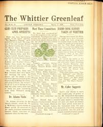 Whittier Junior High 1939 Newspaper by Lincoln Public Schools Library Media  Department