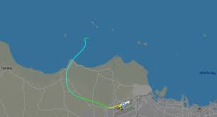 The indicated flight path of sriwijaya air flight 182 after it departed jakarta, indonesia, on jan. Whxcwutbijxx8m