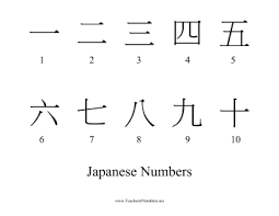 japanese numbers