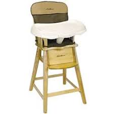 Amazon Com Eddie Bauer Wood High Chair Discontinued By Manufacturer Childrens Highchairs Baby