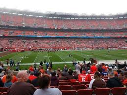 firstenergy stadium section 106 home of cleveland browns