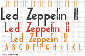 Led zeppelin font here refers to the font used in the logo of led zeppelin, which was an english rock band formed in 1968 in london, originally using the name new yardbirds. Led Zeppelin Ii Font Download Fonts4free