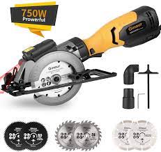 0 out of 5 stars, based on 0 reviews current price $97.11 $ 97. Mini Circular Saw Ginour 6 2a Small Power Saw With Laser Guide 6 Blades 2 Pcs 5 4 Pcs 4 1 2 Max Cutting Depth 1 7 8 90 1 5 16 45 Ideal For Wood Tile Backerboard Cement Drywall Amazon Com