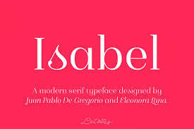 My font folder is massive. Isabel From Fontbundles Net Serif Fonts Serif New Fonts