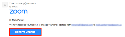 It shouldn't be the first time someone has lost access to an email account permanently, like when you unsubscribe from an isp and its email service. How Do I Change The Email On My Account Zoom Help Center