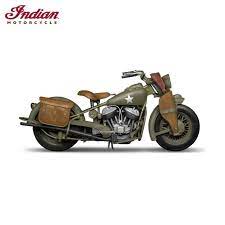 Indian motorcycle, fondée en 1901, reste la première moto américaine. Indian Chief Militarkraftrad Motorrad Modell
