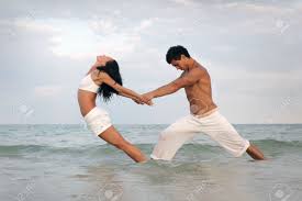 Maybe you would like to learn more about one of these? Posing Beautiful Couple On The Sea Beach Stock Photo Picture And Royalty Free Image Image 5413009