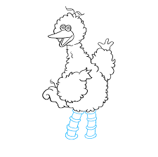 Oscar the grouch clipart drawing. How To Draw Big Bird From Sesame Street Really Easy Drawing Tutorial