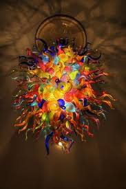 Chihuly Style Chandelier Hdr Avizeler Renkler Ve Vitray