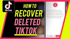 How To Recover Deleted Tiktok Account Youtube