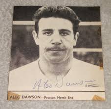 PRESTON NORTH END FC. ALEC DAWSON AUTOGRAPH circa 1966 ORIGINAL SIGNED  PHOTO PIC