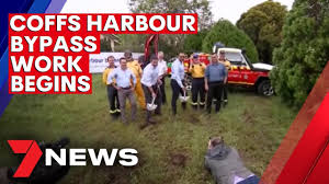 The project includes around a 14 kilometre bypass of coffs harbour from englands road in the south and connects with the pacific highway at sapphire in the north. Construction Of 1 8 Billion Coffs Harbour Bypass Gets Underway 7news Youtube