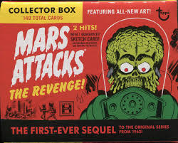 Bringing it to the screen took quite some time and involved different writers, and the means by which key elements were realized occasionally caused dispute. Mars Attacks The Revenge Special 2 X 55 Card Base Sets Color Pencil Box Ebay