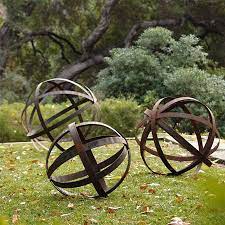 Home Dzine Make Your Own Garden Sphere Or Orb Garden Spheres Metal Garden Art Metal Garden Spheres