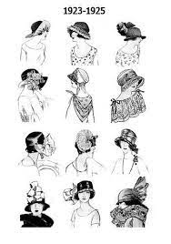 Sketches Of Some Of The Hats Worn Around 1923 1925 Hats Vintage Hat Fashion Pictures Of Hats