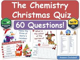 Challenge them to a trivia party! Chemistry Christmas Quiz Teaching Resources