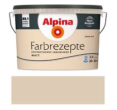Kostenlose lieferung für viele artikel! Alpina Farbrezepte 2 5 L Wandfarbe Weicher Sand Helles Sandbraun Matt