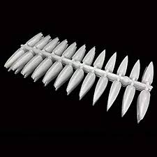 Buy Homely New 10 Pcs Nail Art False Tips Practice Display