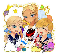 Blond Hair And Blue Eyes Aurora Chloe And Rose Miraculous Ladybug Miraculous Ladybug Miraclous Ladybug Ladybug