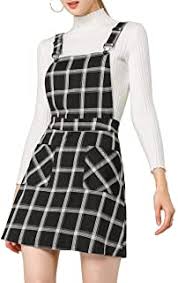 Get fashion fast with target drive up, pick up, or same day delivery. Amazon Com Black And White Plaid Dress