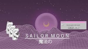 My Attempt At A Vaporwave X Sailor Moon Wallpaper Vaporwaveart Sailor Moon Wallpaper Aesthetic Desktop Wallpaper Vaporwave Wallpaper