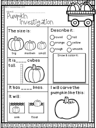 Download Free Printables At Preview Pumpkin Investigation Fall Math And Literacy No Prep Kindergarten An Excell Fall Kindergarten Fall Math Fall Preschool