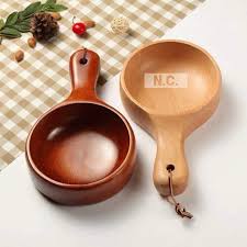 Mukbang Essentials Utensil Wood Spoon Scoop plate aesthetic dinnerware |  Shopee Philippines