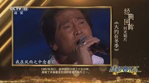 精彩音乐汇]歌曲《大约在冬季》 演唱：齐秦