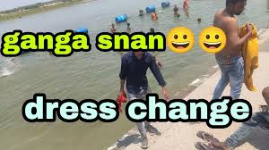 ganga snan||haridwar snan || hot girls|| open bath ganga snan|| sali  nadigangavirldress change